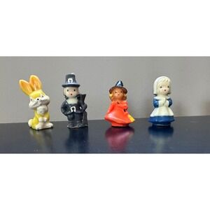 4 Vintage Gurley Holiday Candles Unburned